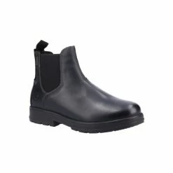 Cotswold Mens Farmington Leather Boots - Black Shoes