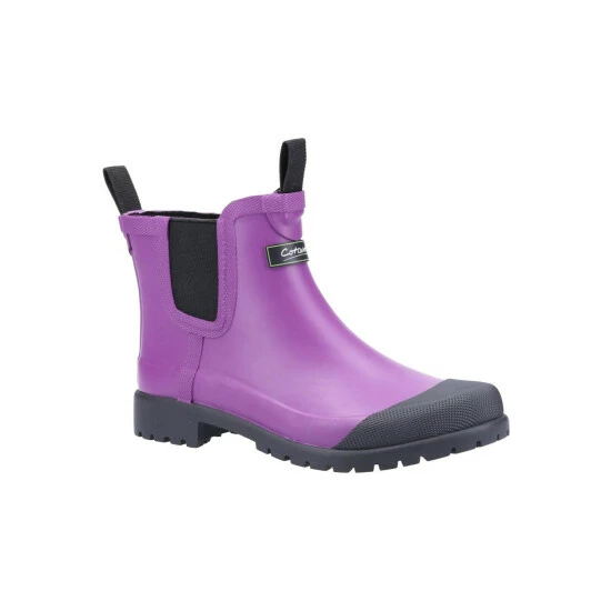 Cotswold Womens/Ladies Blenheim Wellington Boot - Purple Boots