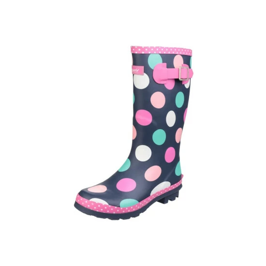 Cotswold Childrens Girls Dotty Spotted Wellington Boots (Multicolored) Apparel - Image 4