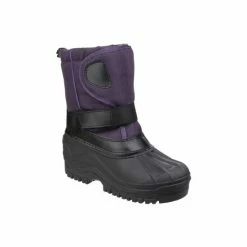 Cotswold Childrens/Kids Avalanche Snow Boots - Purple Apparel
