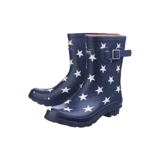Cotswold Womens/Ladies Badminton Patterned Waterproof Wellies - Star Boots - Image 6
