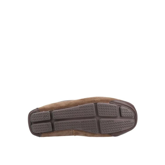 Cotswold Mens Northwood Suede Moccasin Slippers - Sand Sandals & Slippers - Image 4