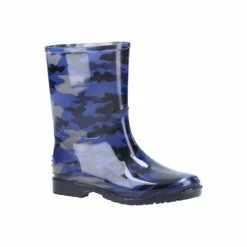 Cotswold Childrens/Kids PVC Galoshes (Navy) Apparel