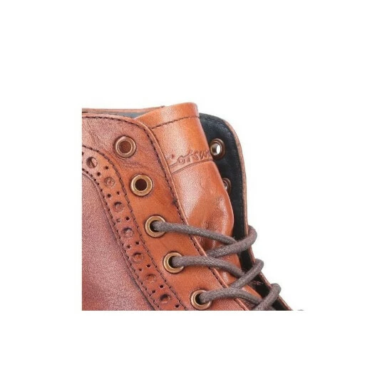 Cotswold Mens Dauntsey Lace Up Leather Boot Shoes Tan - Image 5
