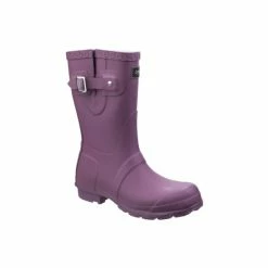 Cotswold Womens/Ladies Windsor Short Waterproof Pull On Rain Boots - Purple