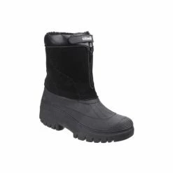Cotswold Venture Waterproof Ladies Boot / Wet Weather Wellington Boots Black