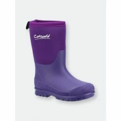 Cotswold Childrens/Kids Hilly Neoprene Galoshes (purple) Apparel
