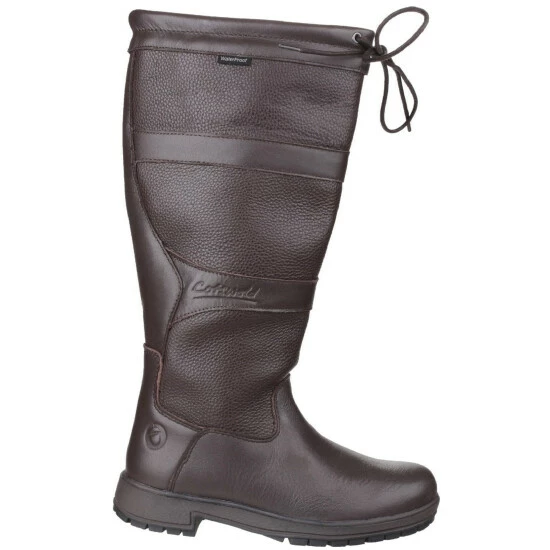 Cotswold Womens/Ladies Beaumont Waterproof Pull On Wellington Boots - Brown - Image 2