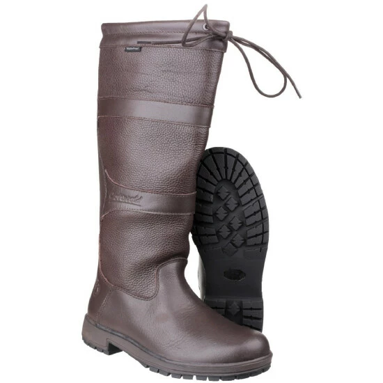 Cotswold Womens/Ladies Beaumont Waterproof Pull On Wellington Boots - Brown - Image 4