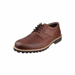Cotswold Mens Tuffley Lace Up Leather Shoes Brown