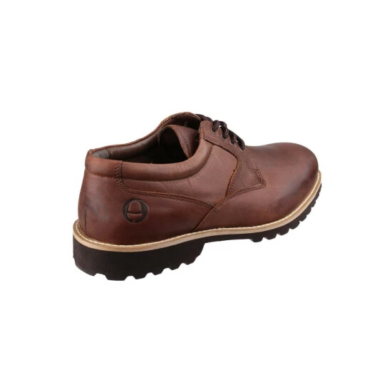 Cotswold Mens Tuffley Lace Up Leather Shoes Brown - Image 4