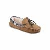 Cotswold Womens/Ladies Kilkenny Classic Fur Lined Moccasin Slippers - Tan