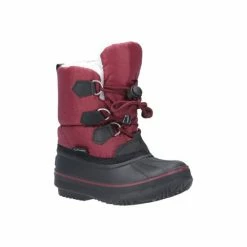 Cotswold Unisex Adult Explorer Snow Boots - Red/Black Shoes