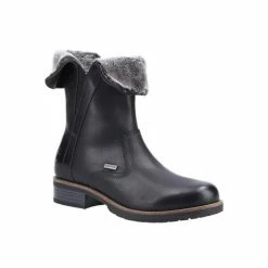 Cotswold Womens Dursley Leather Ankle Boots - Black