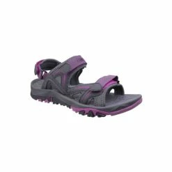 Cotswold Womens/Ladies Swinbrook Sandals - Grey/Fuchsia