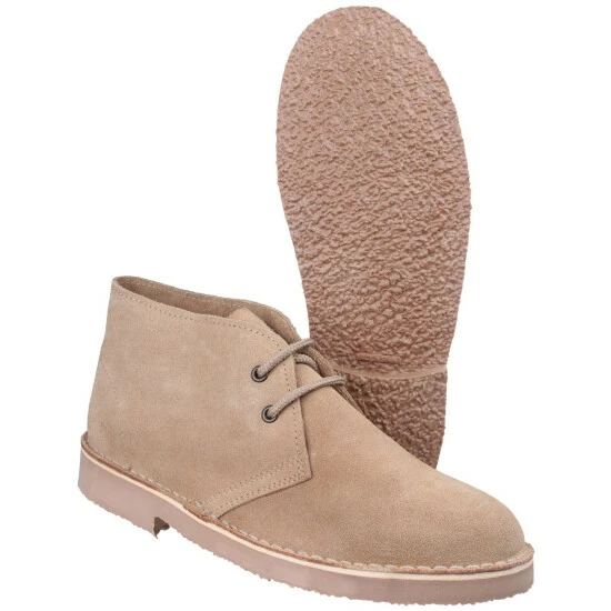 Cotswold Sahara Unisex Desert Boot/Womens Boots/Desert Boots - Camel Shoes - Image 3