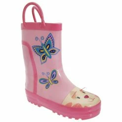 Cotswold Childrens Puddle Boot/Little Girls Boots (Pink) Apparel